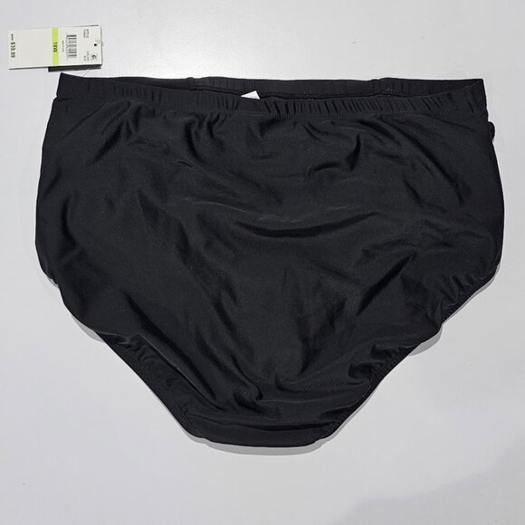 Island Escape Plus Size High-Waist Bikini Bottoms - Picture 6 of 9